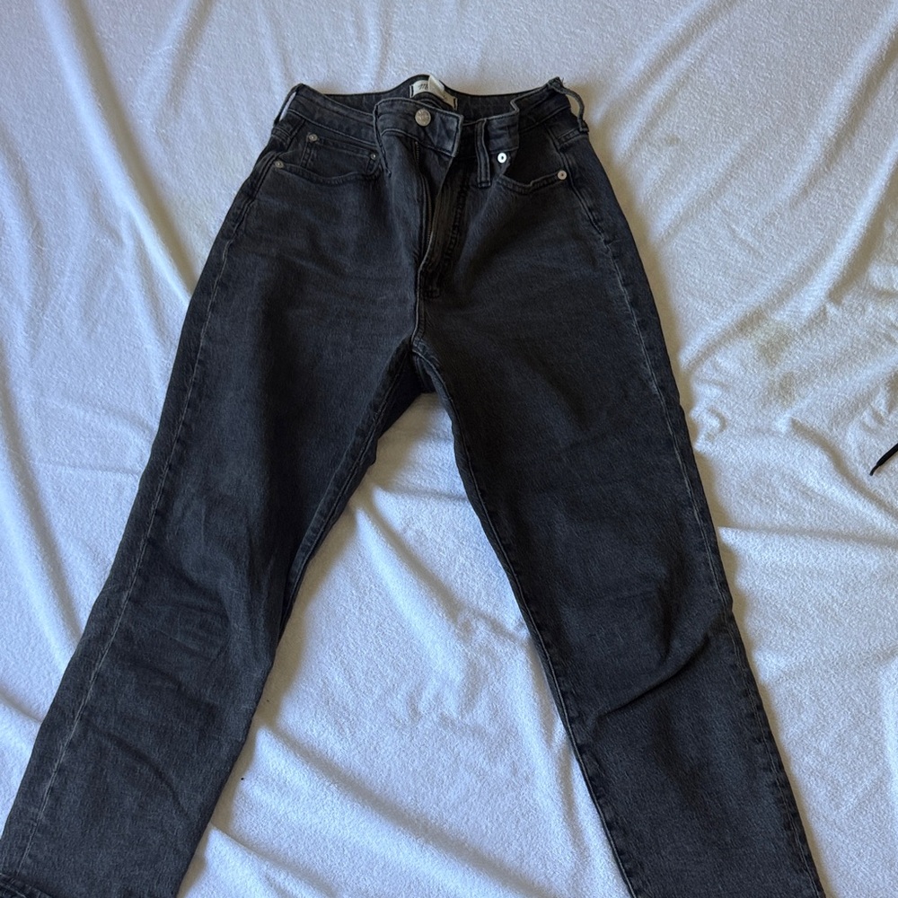 Women’s Madewell Curvy Perfect Vintage Black High-Rise Jeans